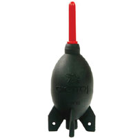 Giottos Rocket Air Blaster, Manual Air Blower with Extra-Large Rubber Bulb - 7.5" Long